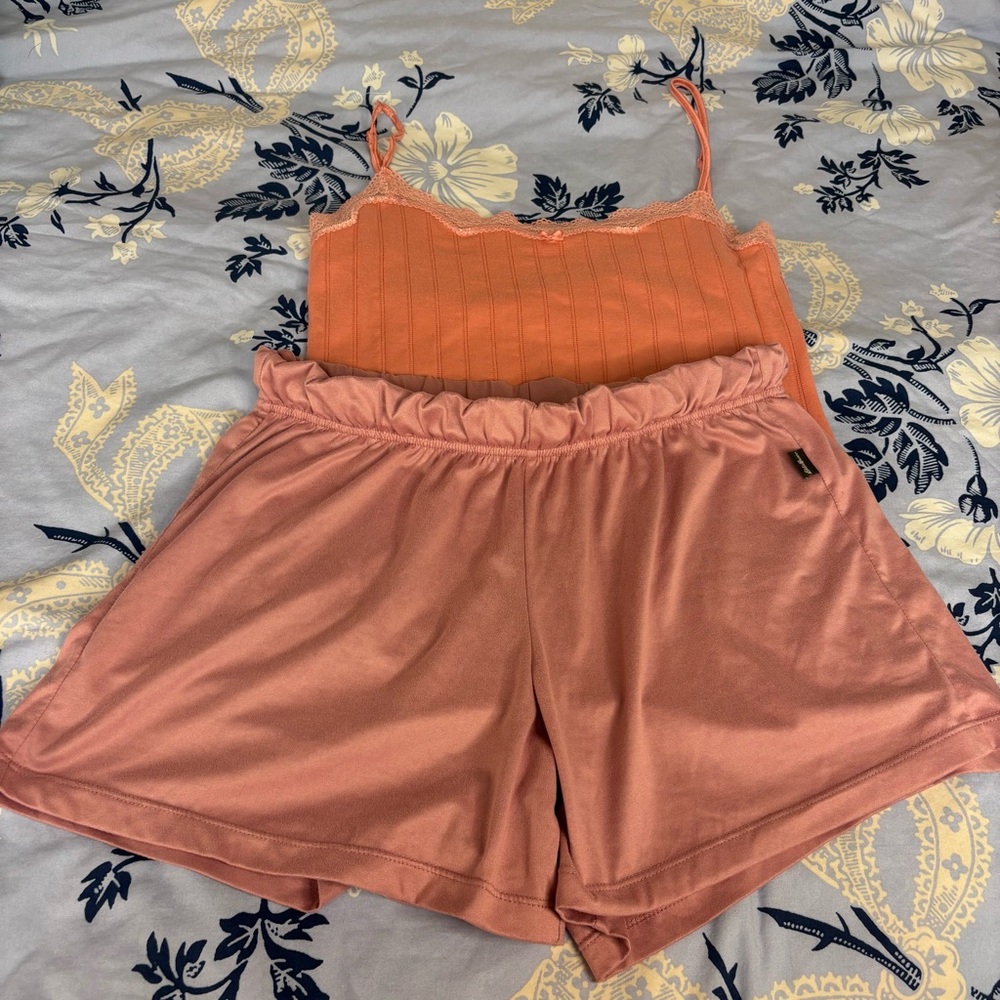 Soft Pink Pajama Shorts